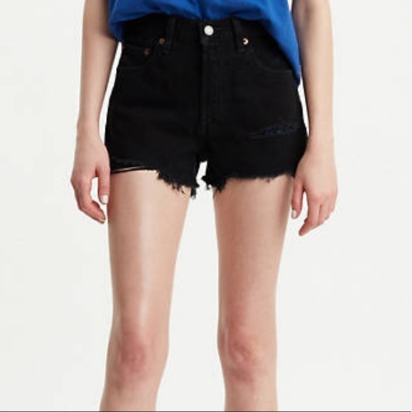 levi’s 501 high rise shorts size 29 - Picture 3 of 3